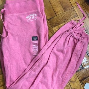 NWT vintage polo jeans cuffed sweatpants